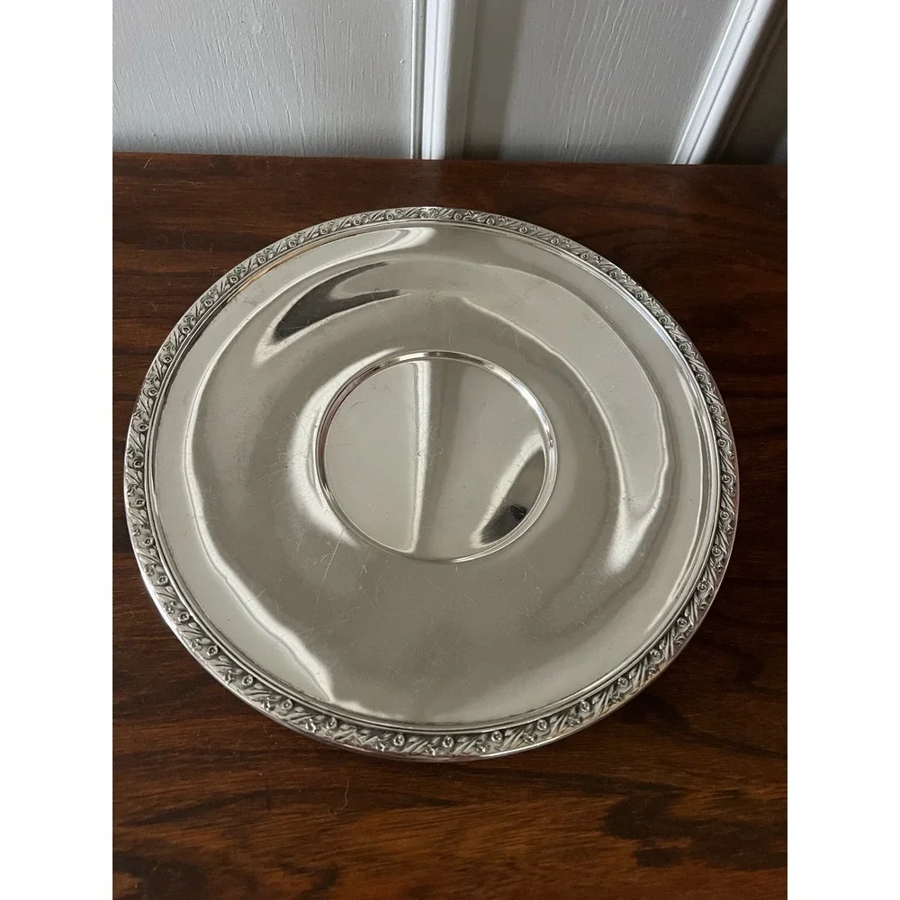 Reed & Barton 1209 Antique Silver Plate Candy Dish Bowl Decor Vintage